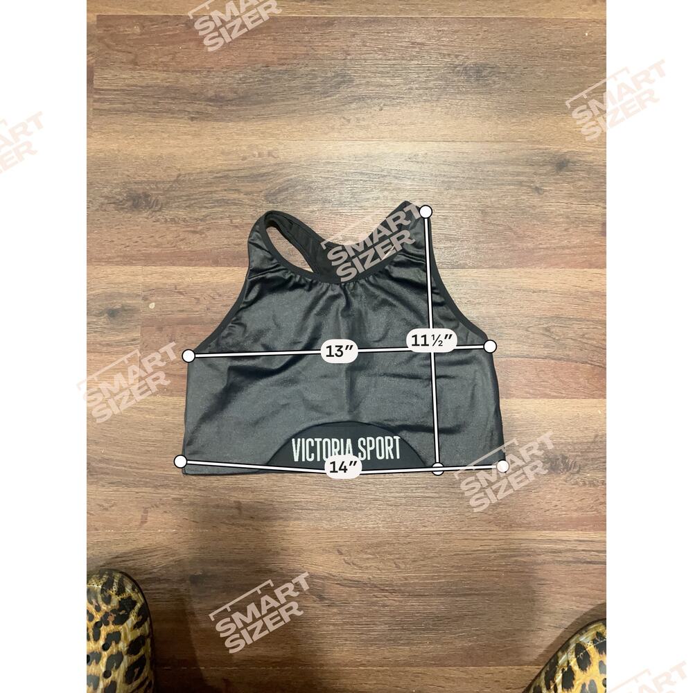 Victoria Sport "The Player" Racerback Sports Bra - Black Shiny Metallic Cutout M - Picture 6 of 6